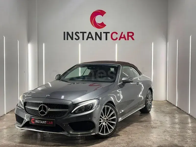 Usado Mercedes C300 258 CV (189 kW) 2018 Gris / plata Descapotable