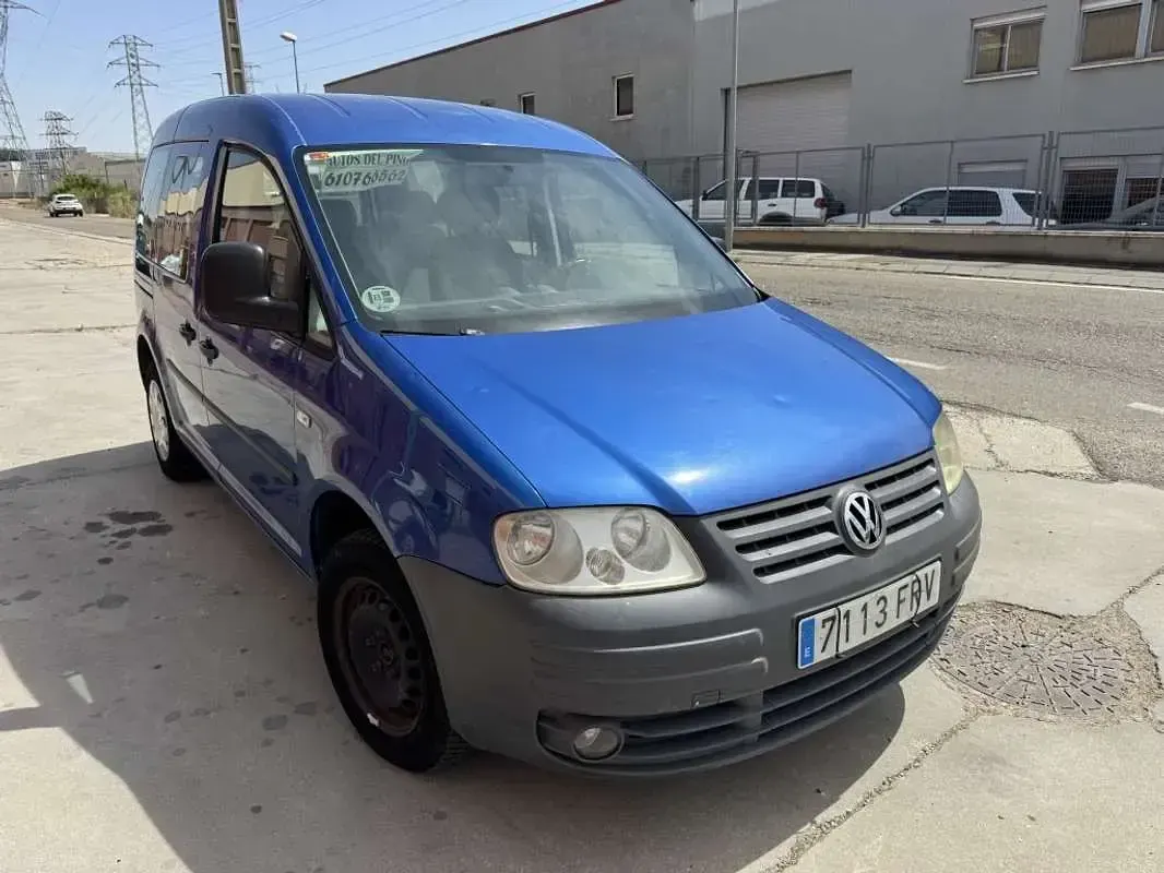 Usado VW Caddy 105 CV (77 kW) 2007 Azul Monovolumen
