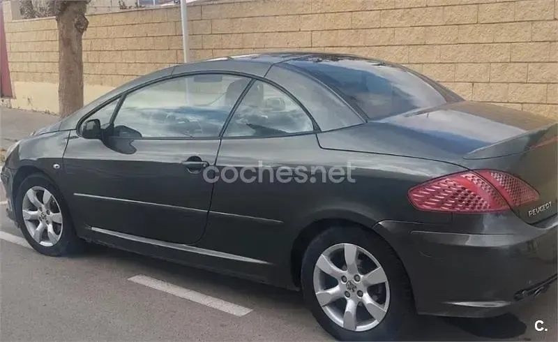 Usado Peugeot 307 CC 110 CV (80 kW) 2007 Verde Descapotable