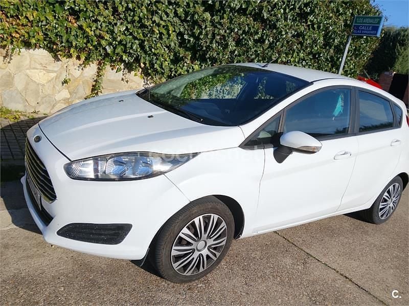 Usado Ford Fiesta Trend 75 CV (55 kW) 2014 Blanco Utilitario