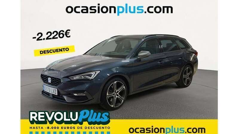 Gris Usado 2022 Seat Leon ST FR Familiar | 22.264 € (Precio justo) - Imagen 1/4