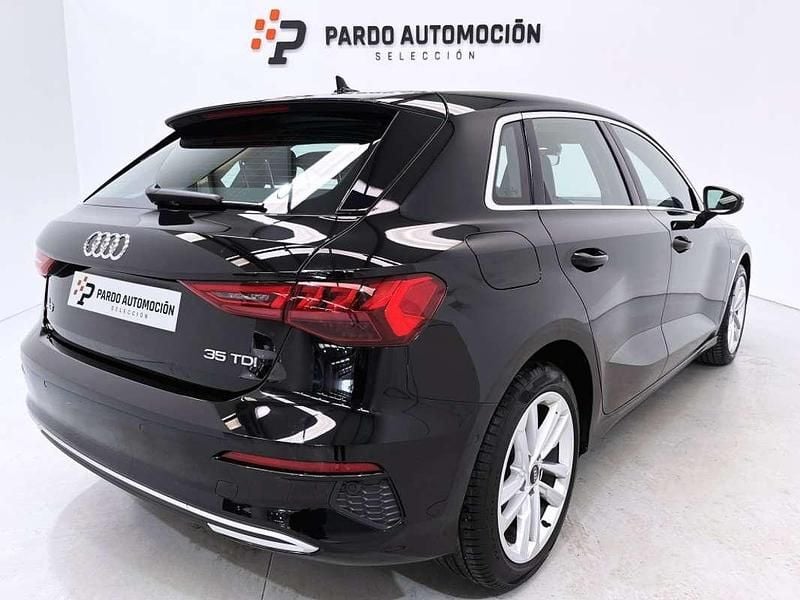 Usado Audi A3 Sportback S-Line 150 CV (110 kW) 2021 Negro Utilitario