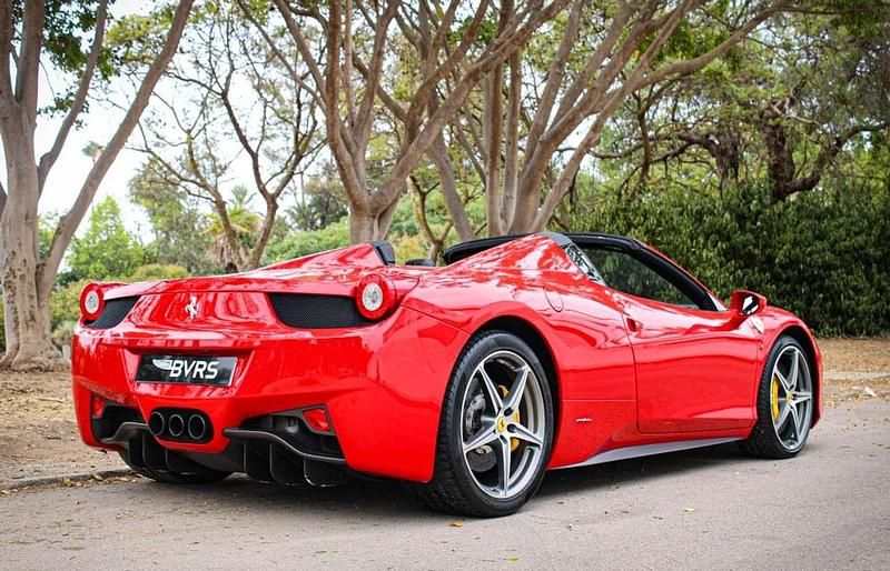 Usado Ferrari 458 570 CV (419 kW) 2012 Rojo Descapotable