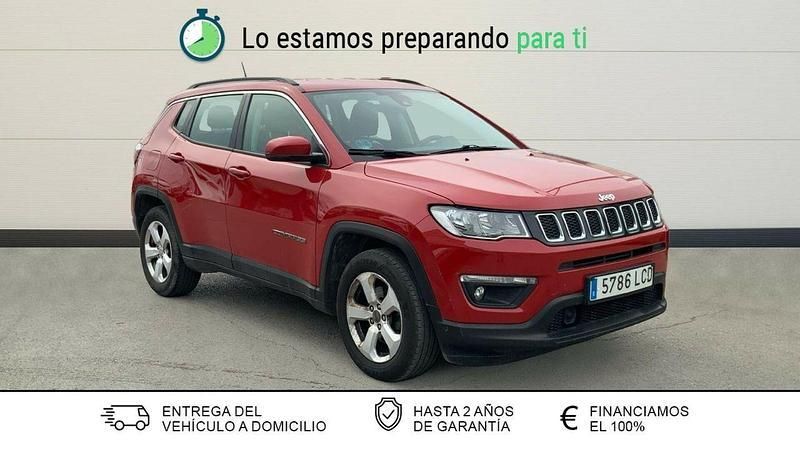 Rojo Usado 2019 Jeep Compass Longitude SUV | 15.300 € (Precio justo) - Imagen 1/4