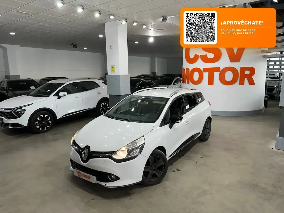 Usado Renault Clio IV Dynamique 90 CV (66 kW) 2016 Blanco Familiar