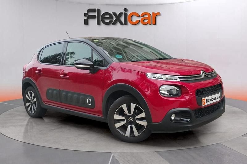 Rojo Usado 2018 Citroën C3 PureTech Utilitario | 8990 € (Precio justo) - Imagen 1/4