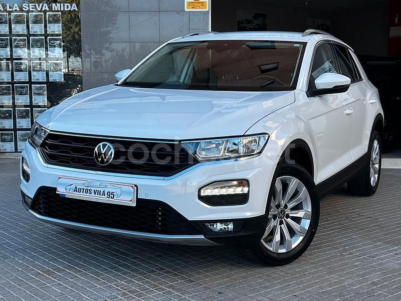 Blanco Usado 2021 VW T-Roc Sportline SUV | 22.990 € (Precio justo) - Imagen 1/4