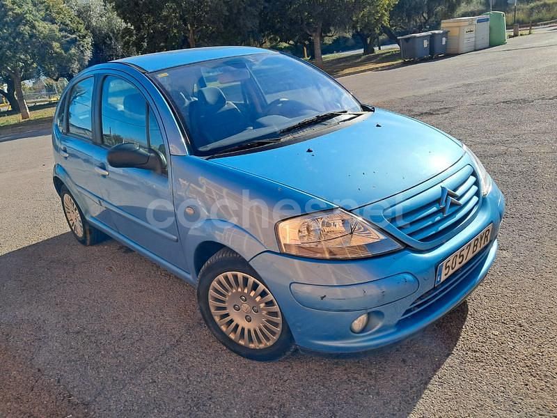 Usado Citroën C3 Exclusive 92 CV (67 kW) 2002 Azul Berlina