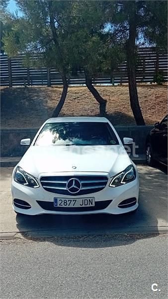 Blanco Usado 2015 Mercedes E220 Avantgarde Berlina | 20.500 € (Un poco caro) - Imagen 1/4