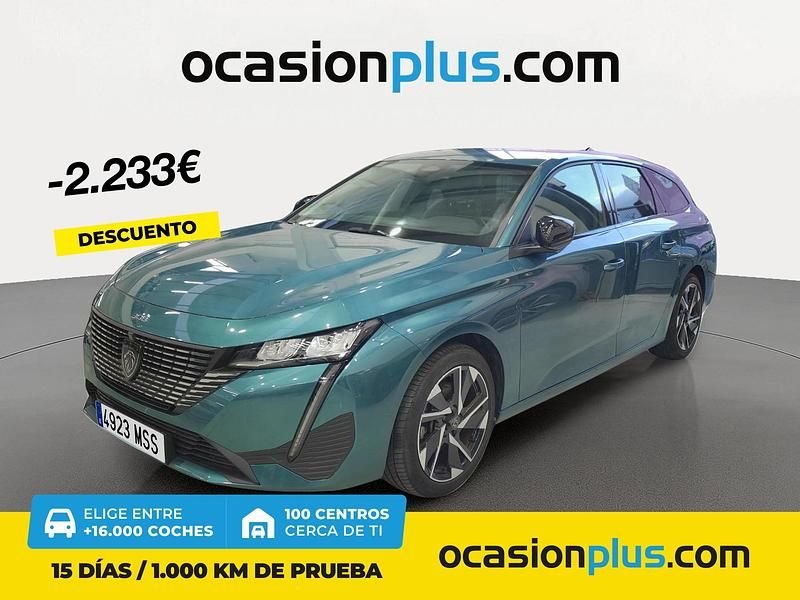 Azul Usado 2024 Peugeot 308 Allure Familiar | 20.100 € (Precio justo) - Imagen 1/4