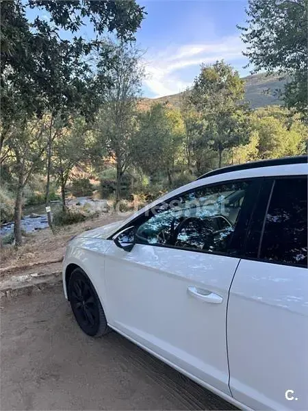 Usado Seat Leon ST Reference 115 CV (84 kW) 2017 Blanco Familiar