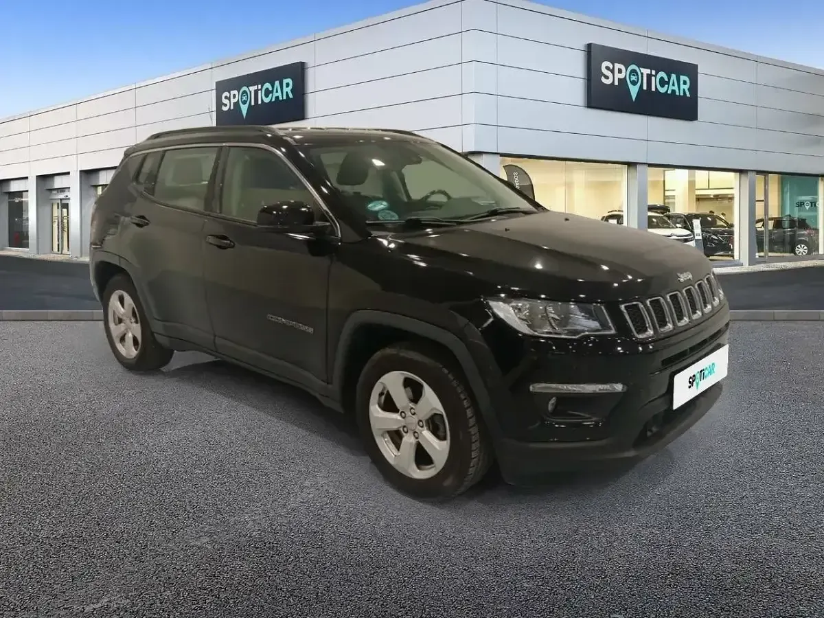 Usado Jeep Compass Longitude 120 CV (88 kW) 2020 Negro SUV