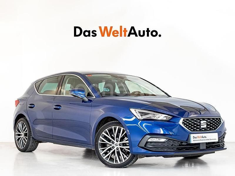 Azul Usado 2021 Seat Leon XCELLENCE Berlina | 19.400 € (Precio justo) - Imagen 1/4