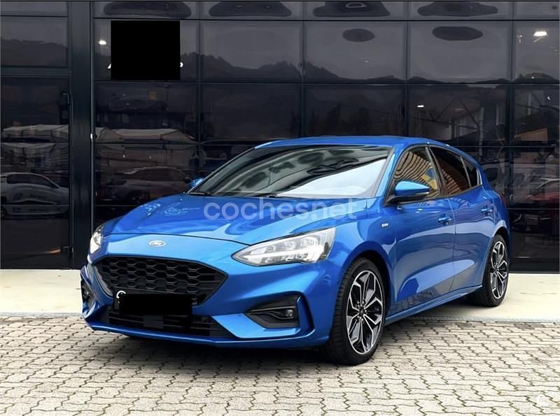 Azul Usado 2021 Ford Focus ST-Line X Berlina | 16.800 € (Caro) - Imagen 1/4