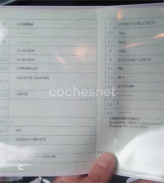 Usado Kia Ceed Style 120 CV (88 kW) 2024 Gris / plata Utilitario