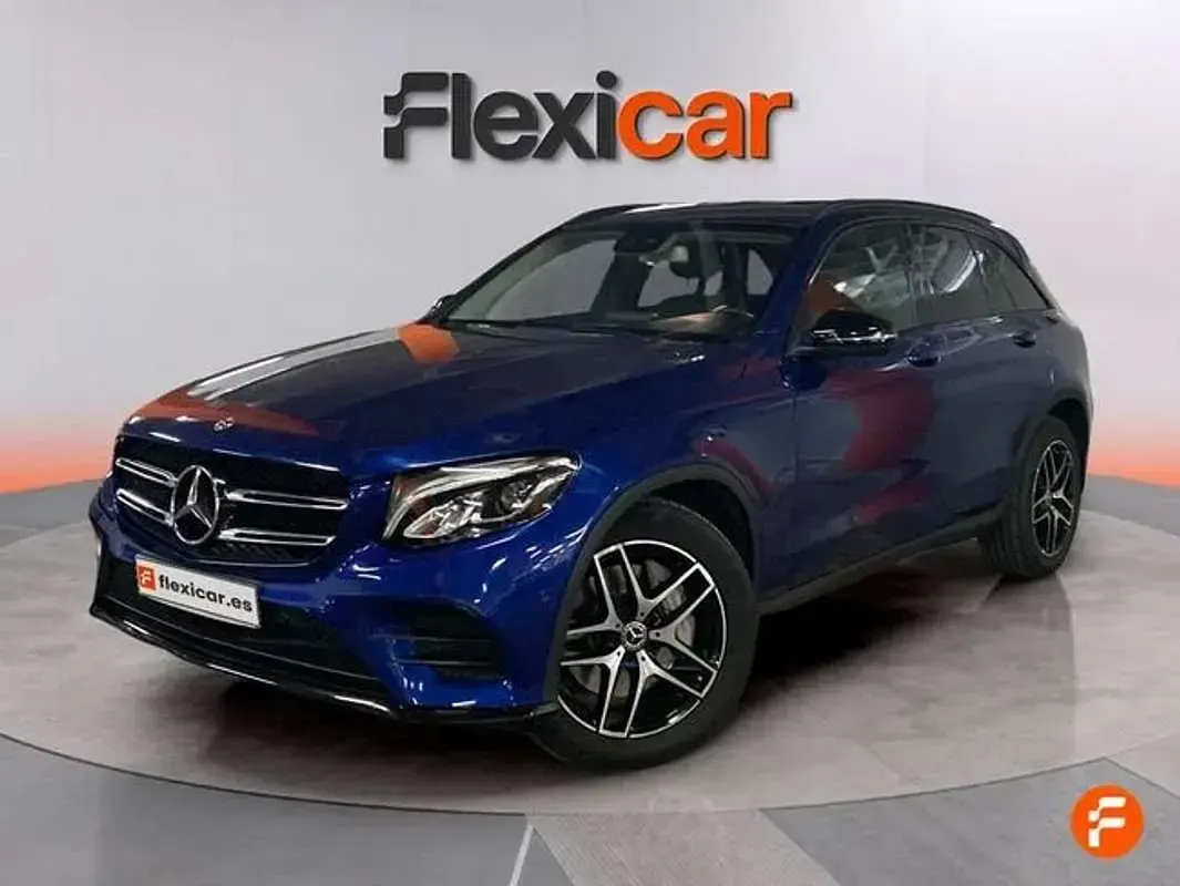 Usado Mercedes GLC220 170 HP (125 kW) 2019 Azul SUV