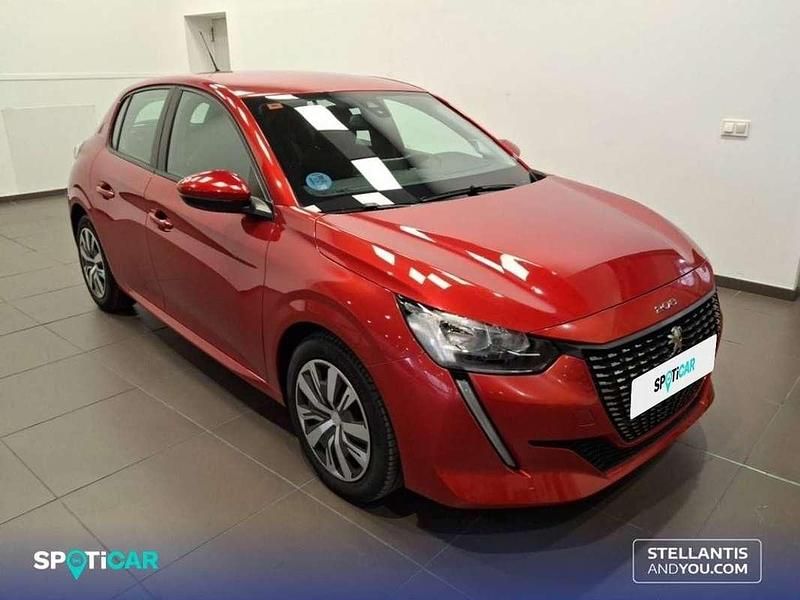 Usado Peugeot 208 Active 68 CV (50 kW) 2019 Rojo Utilitario