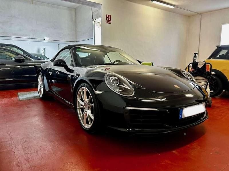 Negro Usado 2017 Porsche 911 Carrera Cabriolet Descapotable | 89.990 € (Buen precio) - Imagen 1/4