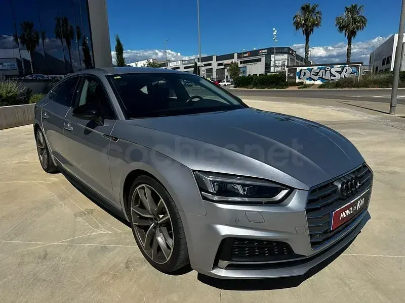 Usado Audi A5 Sportback S-Line 190 CV (139 kW) 2020 Gris / plata Utilitario