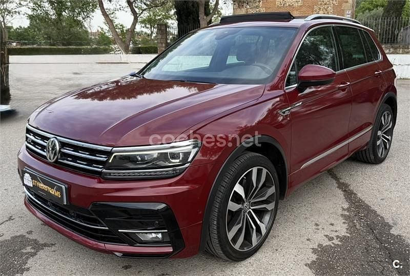Usado VW Tiguan Sportline 190 CV (139 kW) 2017 Rojo SUV