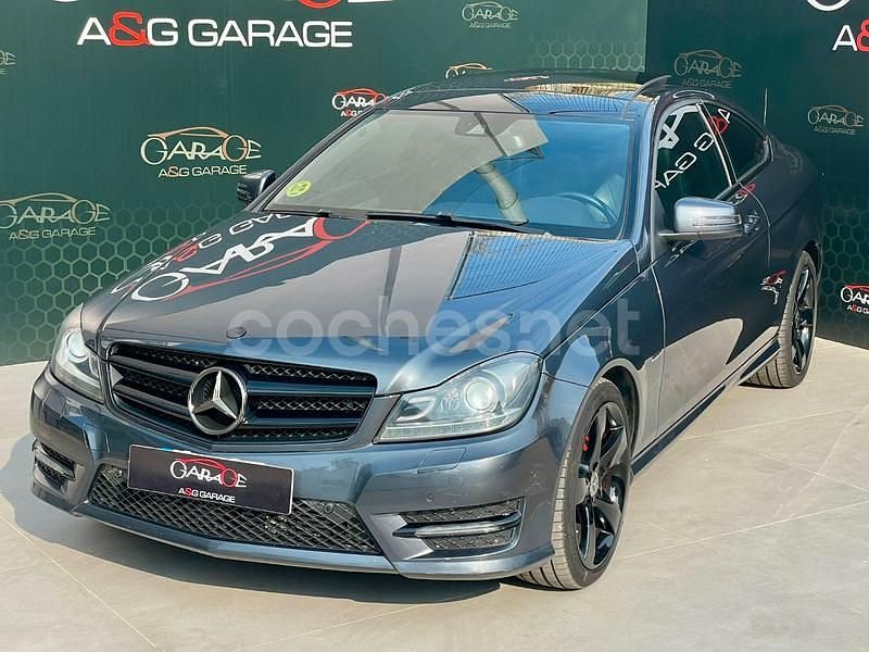 Gris / plata Usado 2015 Mercedes C220 AMG line Coupe | 17.990 € (Super precio) - Imagen 1/4