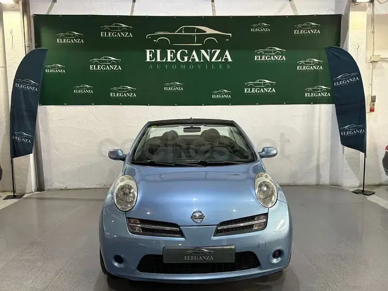 Usado Nissan Micra C+C Tekna 88 CV (64 kW) 2006 Azul Descapotable