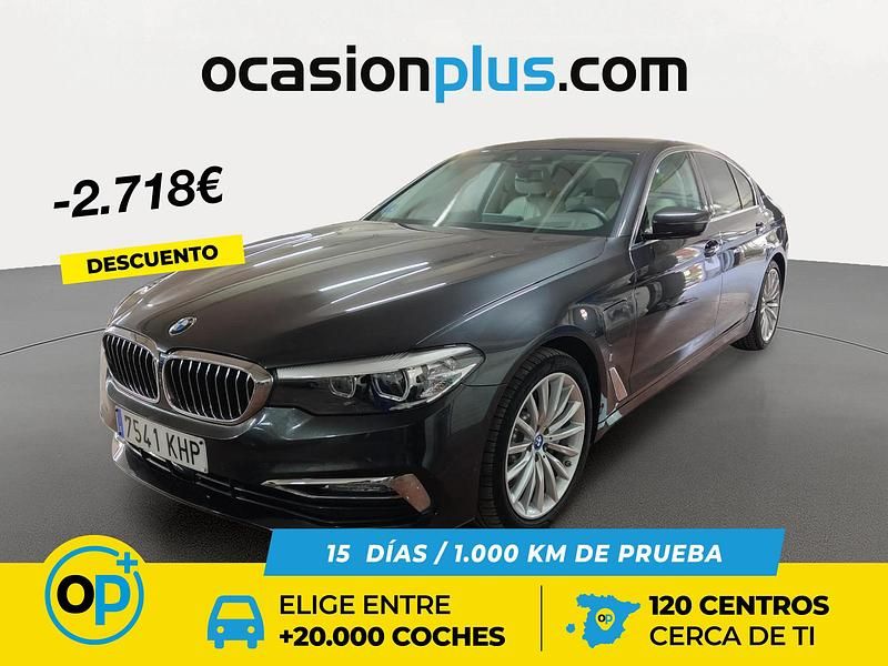 Gris / plata Usado 2018 BMW 530e iPerformance Berlina | 29.900 € (Un poco caro) - Imagen 1/4