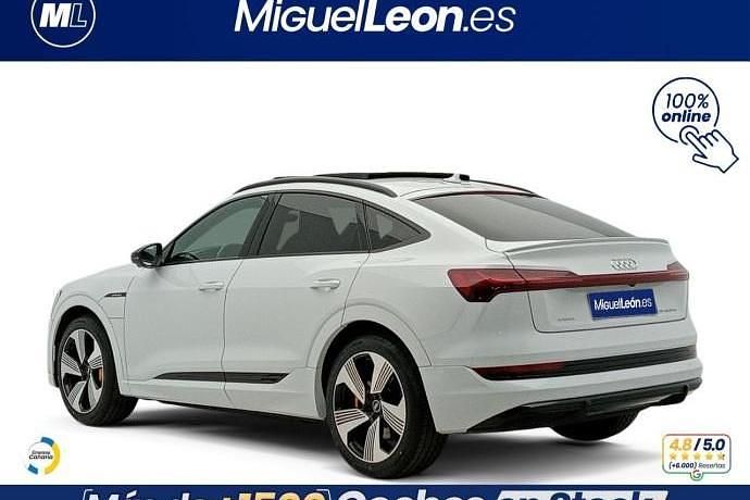 Usado Audi e-tron S-Line 300 kW (408 CV) 2021 Blanco SUV