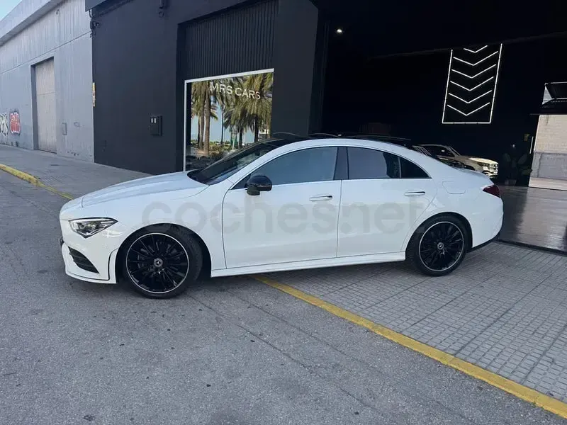 Usado Mercedes CLA200 163 CV (119 kW) 2019 Blanco Coupe
