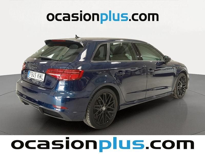 Usado Audi A3 Sportback S-Line 150 CV (110 kW) 2018 Azul Utilitario