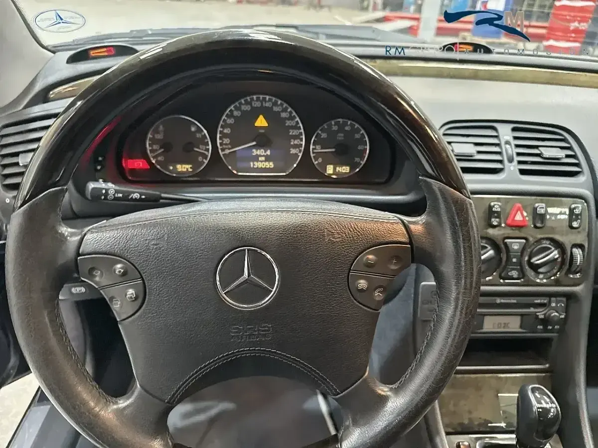 Usado Mercedes CLK230 Elegance 197 CV (144 kW) 2003 Azul Descapotable