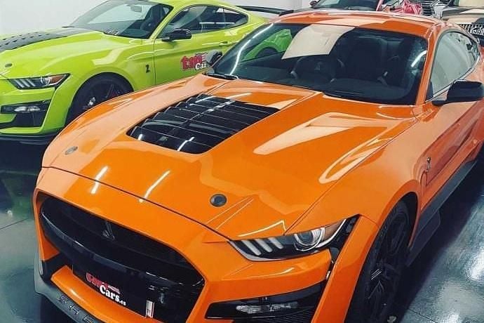 Usado Ford Mustang 760 CV (558 kW) 2020 Naranja Coupe