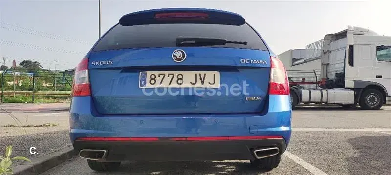 Begagnad Skoda Octavia RS 184 HK (135 kW) 2016 Blå Halvkombi