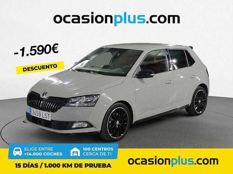 Gris Usado 2021 Skoda Fabia Monte Carlo Berlina | 17.490 € (Precio justo) - Imagen 1/4