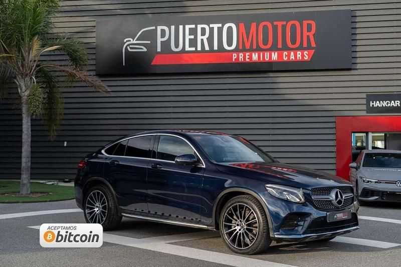 Usado Mercedes GLC220 194 CV (142 kW) 2019 Azul Coupe