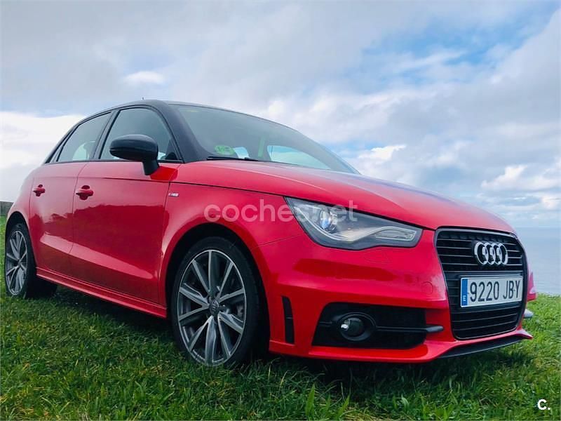 Usado Audi A1 Sportback S-Line 86 CV (63 kW) 2015 Rojo Utilitario