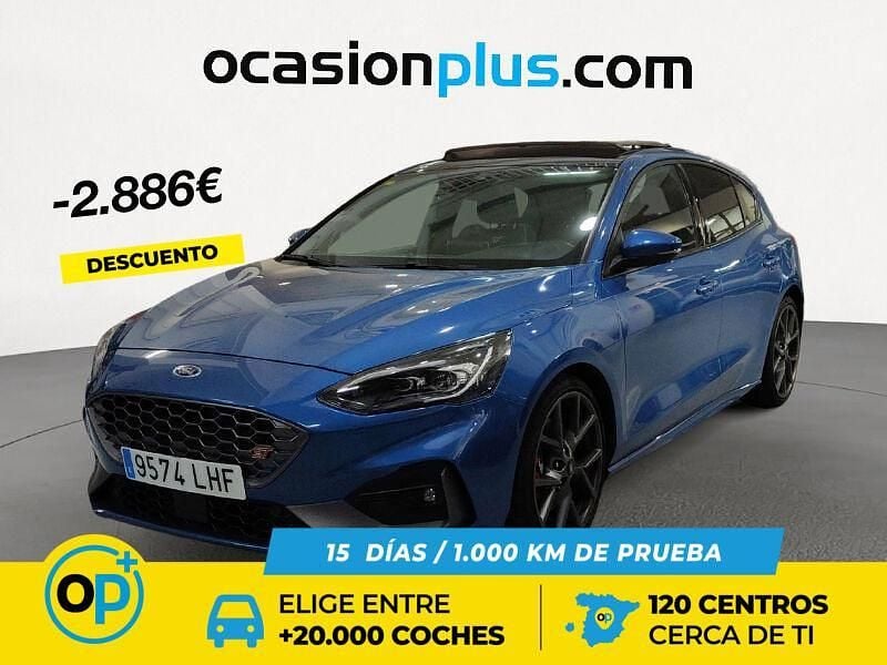 Azul Usado 2020 Ford Focus ST Berlina | 31.750 € - Imagen 1/4
