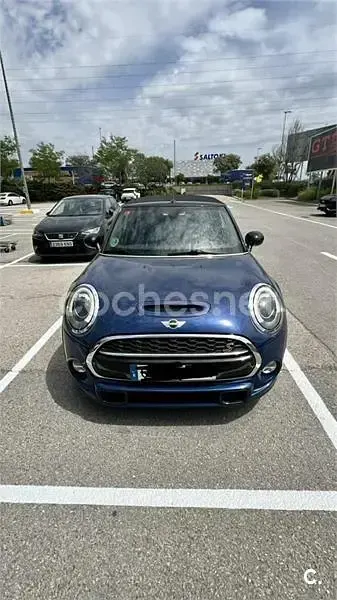 Usado Mini Cooper S Cabriolet 184 CV (135 kW) 2016 Azul Descapotable
