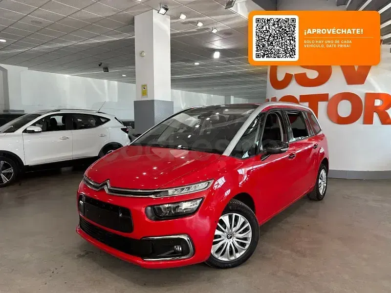 Usado Citroën C4 SpaceTourer Feel 130 CV (95 kW) 2020 Rojo Monovolumen