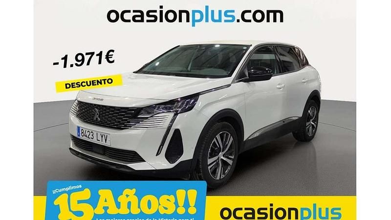 Blanco Usado 2022 Peugeot 3008 Allure Monovolumen | 19.264 € (Precio justo) - Imagen 1/4
