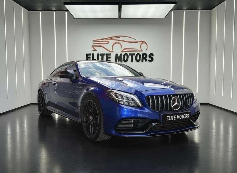 Käytetty Mercedes C63 AMG AMG 476 HP (350 kW) 2019 Sininen Coupe - kaksiovinen