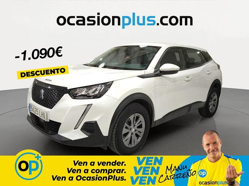 Usado Peugeot 2008 Active 100 CV (73 kW) 2020 Blanco SUV