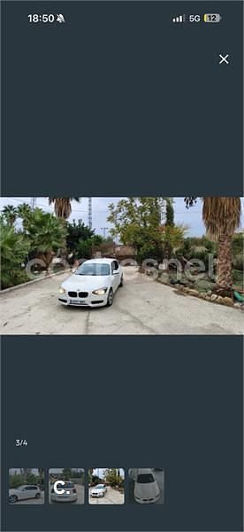 Usado BMW 118 143 CV (105 kW) 2012 Blanco Utilitario