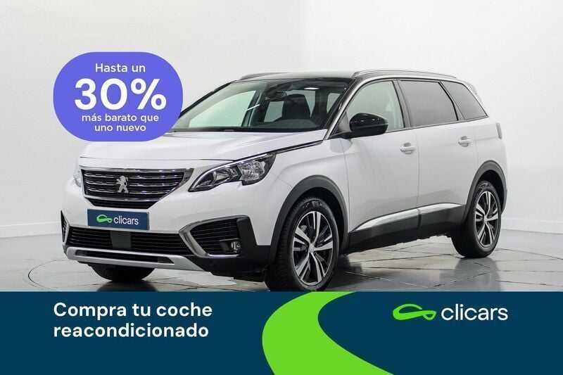 Blanco Usado 2018 Peugeot 5008 Allure Monovolumen | 15.390 € (Precio justo) - Imagen 1/4