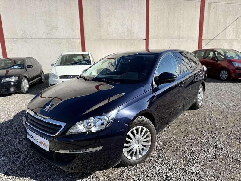 Azul Usado 2015 Peugeot 308 SW Active Familiar | 7490 € (Precio justo) - Imagen 1/4