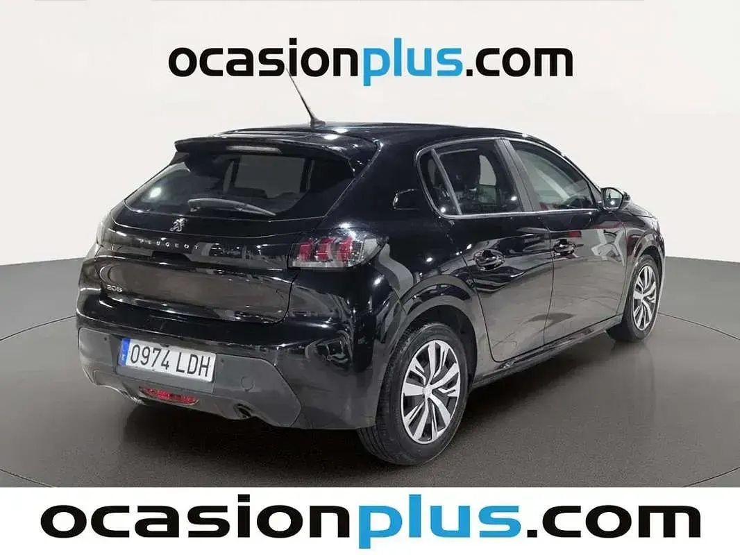Usado Peugeot 208 Active 75 CV (55 kW) 2019 Negro Utilitario