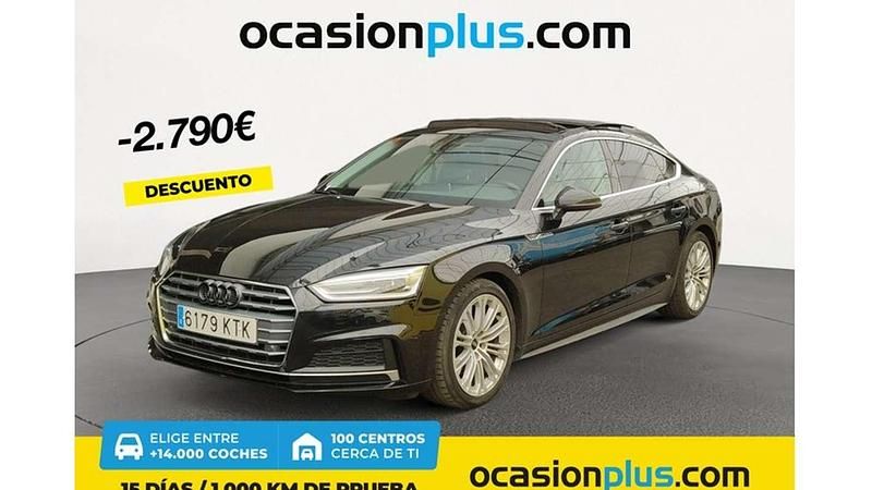 Negro Usado 2019 Audi A5 Sportback Advanced Berlina | 27.900 € (Precio justo) - Imagen 1/4
