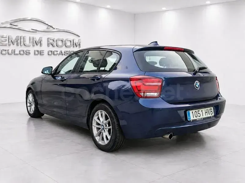 Käytetty BMW 116 Efficient Dynamics 116 HP (85 kW) 2014 Sininen Viistoperä
