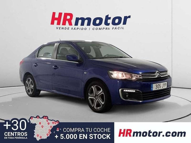 Azul Usado 2017 Citroën C-Elysee I Shine Berlina | 7490 € (Buen precio) - Imagen 1/4