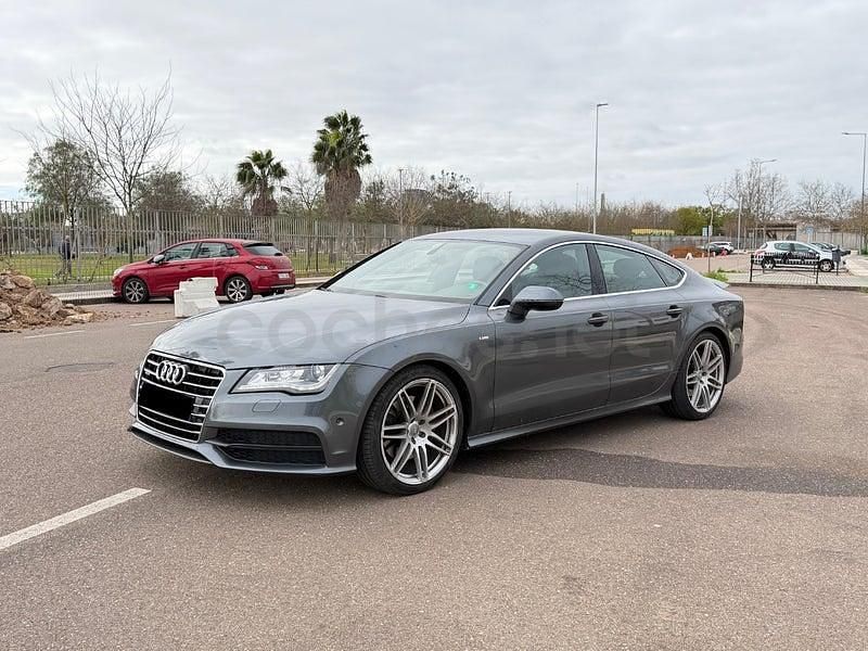 Usado Audi A7 Sportback S-Line 245 CV (180 kW) 2014 Gris / plata Utilitario